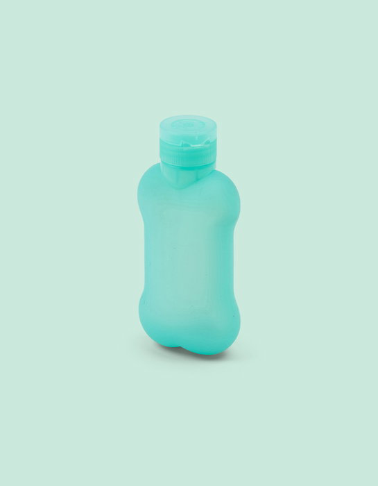 Botella United Pets Bon Ton Pi Aguamarina Silicona 100 ml